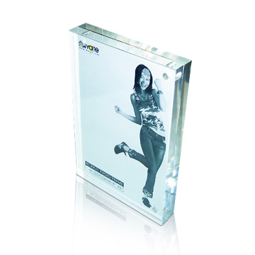 Hot Sales Clear Acrylic Poster Display Frame, Acrylic Signage Block